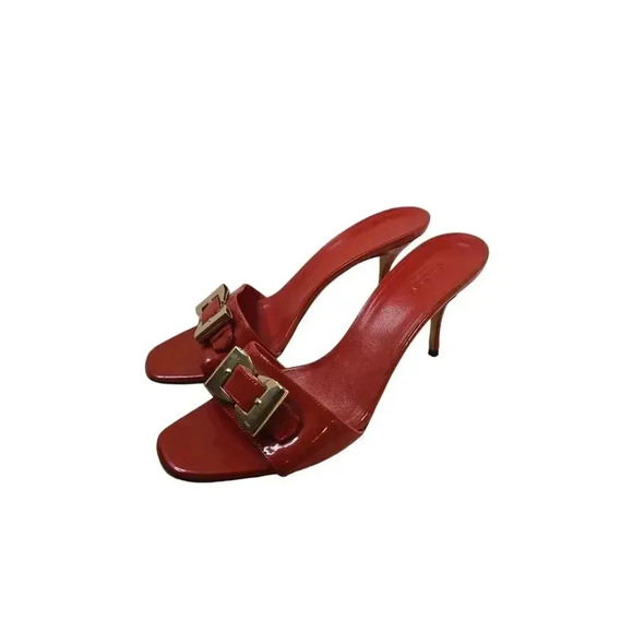 Gucci Patent Leather Slides Size 10B - Picture 2 of 8